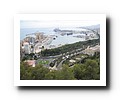Malaga - View from Castillo de Gibralfaro to Malaga