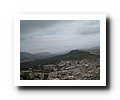 Alcal� la Real - Fortaleza de la Mota, scenic view to "Mar de Olivos"