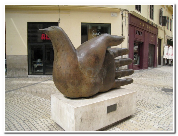 Malaga, Picasso - Pablo Picasso, born 25th October, 1881 in M�laga