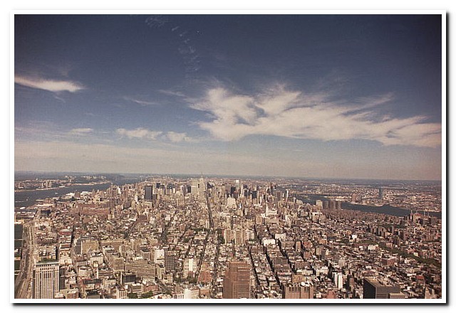 view from World Trade Center to north
New York