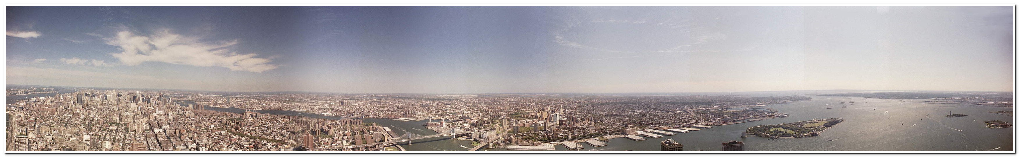 panorama view from World Trade Center
New York