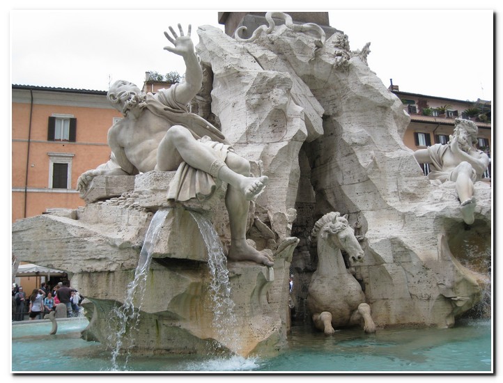 Piazza Navona
Fontana dei Quattro Fiumi (Vierstr�mebrunnen)