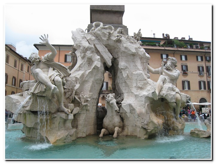 Piazza Navona
Fontana dei Quattro Fiumi (Vierstr�mebrunnen)