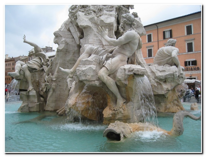 Piazza Navona
Fontana dei Quattro Fiumi (Vierstr�mebrunnen)